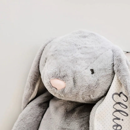 Personalised Supersized Grey Bunny Soft Toy