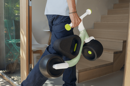 The only self-balancing bike. For kids aged 9-36 months and helps safely develop early motor skills.
